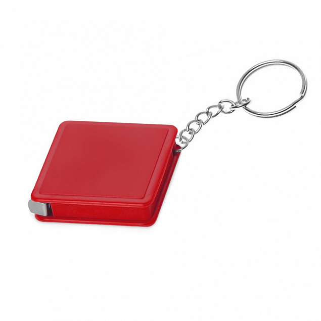 Брелок-рулетка Tape - Красный PP с логотипом в Белгороде заказать по выгодной цене в кибермаркете AvroraStore