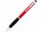 Ручка-стилус шариковая Ziggy синие чернила, красный/черный с логотипом в Белгороде заказать по выгодной цене в кибермаркете AvroraStore