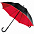 Зонт-трость Downtown, черный с коричневым с логотипом в Белгороде заказать по выгодной цене в кибермаркете AvroraStore