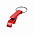 Брелок-открывашка Бавария - Красный PP с логотипом в Белгороде заказать по выгодной цене в кибермаркете AvroraStore