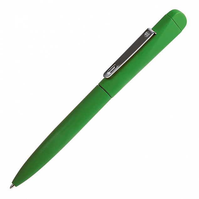 IQ, ручка с флешкой, 8 GB, металл, soft-touch с логотипом в Белгороде заказать по выгодной цене в кибермаркете AvroraStore