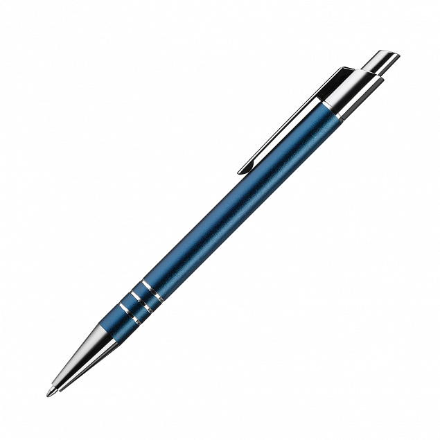 Шариковая ручка City, синяя с логотипом в Белгороде заказать по выгодной цене в кибермаркете AvroraStore