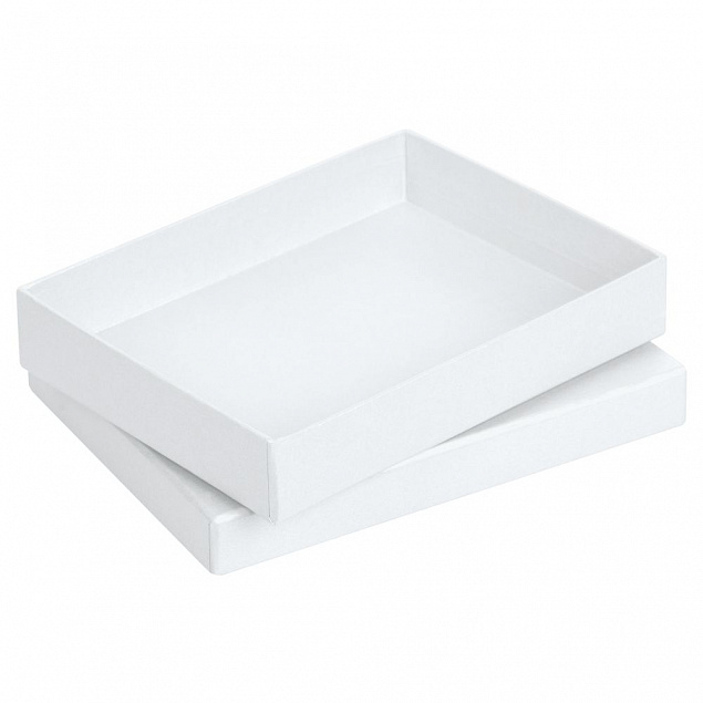 Коробка Slender, большая, белая с логотипом в Белгороде заказать по выгодной цене в кибермаркете AvroraStore
