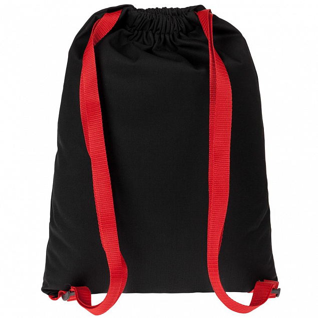 Рюкзак Nock, черный с красной стропой с логотипом в Белгороде заказать по выгодной цене в кибермаркете AvroraStore