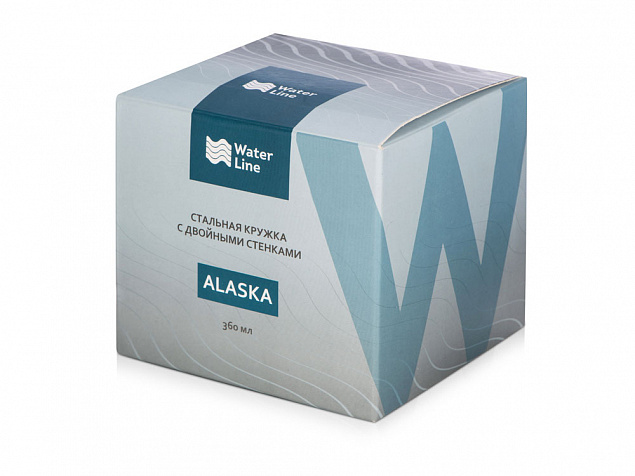 Стальная кружка с двойными стенками «Alaska» с логотипом в Белгороде заказать по выгодной цене в кибермаркете AvroraStore