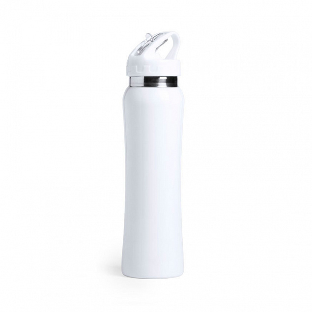 Бутылка для воды SMALY с трубочкой, нержавеющая сталь с логотипом в Белгороде заказать по выгодной цене в кибермаркете AvroraStore