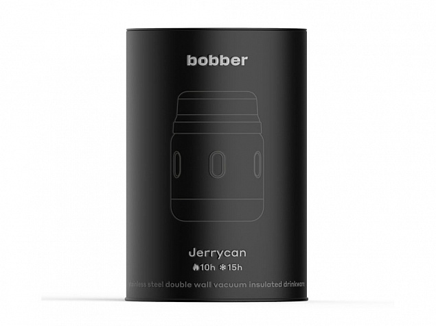 Термос для еды, вакуумный, бытовой, тм bobber. Объем 0.47 литра. Артикул Jerrycan-470 Glossy с логотипом в Белгороде заказать по выгодной цене в кибермаркете AvroraStore