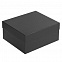 Коробка Satin, большая, черная с логотипом в Белгороде заказать по выгодной цене в кибермаркете AvroraStore