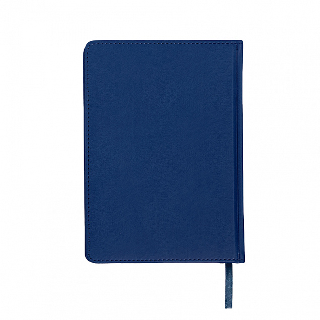 Ежедневник недатированный Campbell, А5,  темно-синий, белый блок с логотипом в Белгороде заказать по выгодной цене в кибермаркете AvroraStore