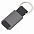 Брелок DARK JET; 2,8 x 6,2 x 0,6 см; черный, металл; лазерная гравировка с логотипом в Белгороде заказать по выгодной цене в кибермаркете AvroraStore