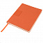 Бизнес-блокнот "Tweedi", 150х180 мм, оранжевый, кремовая бумага, гибкая обложка, в линейку с логотипом в Белгороде заказать по выгодной цене в кибермаркете AvroraStore