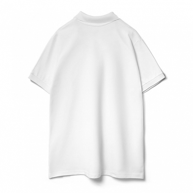 Рубашка поло мужская Virma Premium, белая с логотипом в Белгороде заказать по выгодной цене в кибермаркете AvroraStore