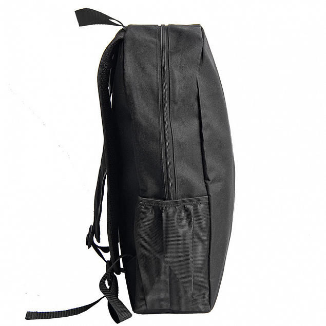 Рюкзак PLUS, чёрный/красный, 44 x 26 x 12 см, 100% полиэстер 600D с логотипом в Белгороде заказать по выгодной цене в кибермаркете AvroraStore