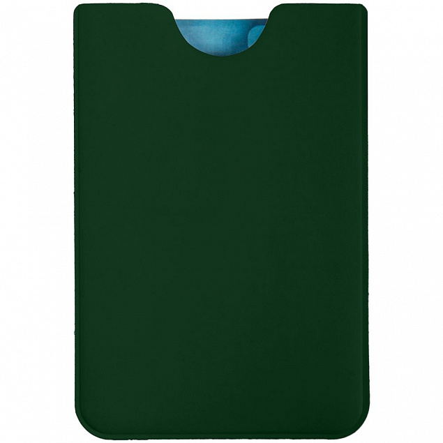 Чехол для карточки Dorset, зеленый с логотипом в Белгороде заказать по выгодной цене в кибермаркете AvroraStore