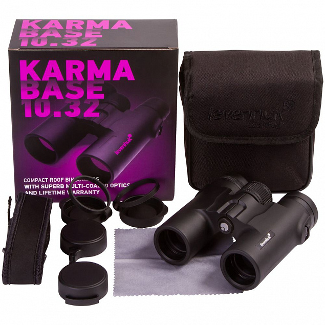 Бинокль Karma Base 10x, линзы 32 мм с логотипом в Белгороде заказать по выгодной цене в кибермаркете AvroraStore