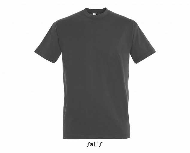Фуфайка (футболка) IMPERIAL мужская,Темно-серый XS с логотипом в Белгороде заказать по выгодной цене в кибермаркете AvroraStore