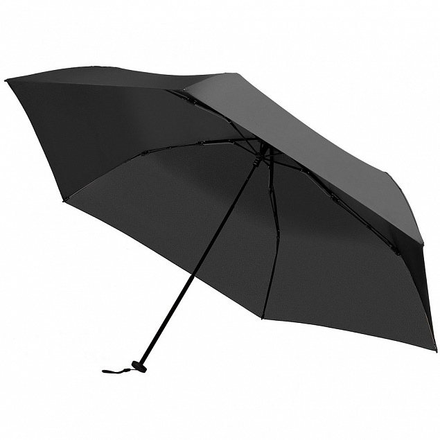 Зонт складной Luft Trek, черный с логотипом в Белгороде заказать по выгодной цене в кибермаркете AvroraStore
