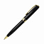 Шариковая ручка Tesoro, черная/позолота с логотипом в Белгороде заказать по выгодной цене в кибермаркете AvroraStore
