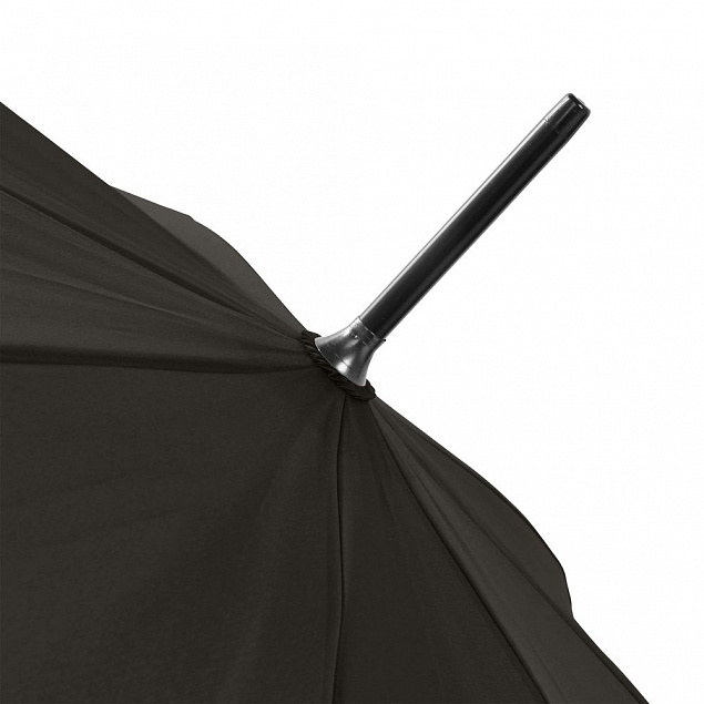 Зонт-трость Dublin, черный с логотипом в Белгороде заказать по выгодной цене в кибермаркете AvroraStore