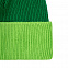 Шапка Snappy, зеленая с салатовым с логотипом в Белгороде заказать по выгодной цене в кибермаркете AvroraStore