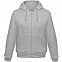 Толстовка мужская Hooded Full Zip серый меланж с логотипом в Белгороде заказать по выгодной цене в кибермаркете AvroraStore