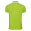 Рубашка поло мужская PASADENA MEN 200 с контрастной отделкой, зеленый лайм с белым с логотипом в Белгороде заказать по выгодной цене в кибермаркете AvroraStore