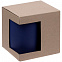 Коробка для кружки с окошком, крафт, ver.2 с логотипом в Белгороде заказать по выгодной цене в кибермаркете AvroraStore