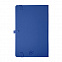 Бизнес-блокнот А5 FLIPPY, синий, твердая обложка, в линейку с логотипом в Белгороде заказать по выгодной цене в кибермаркете AvroraStore