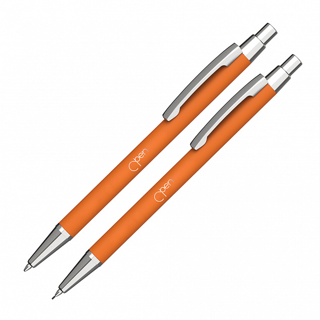 Набор "Ray" (ручка+карандаш), покрытие soft touch с логотипом в Белгороде заказать по выгодной цене в кибермаркете AvroraStore
