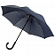Зонт-трость Alessio, темно-синий с логотипом в Белгороде заказать по выгодной цене в кибермаркете AvroraStore