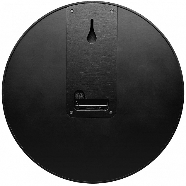 Часы настенные Berne, черные с логотипом в Белгороде заказать по выгодной цене в кибермаркете AvroraStore