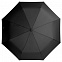 Зонт складной Comfort, черный с логотипом в Белгороде заказать по выгодной цене в кибермаркете AvroraStore