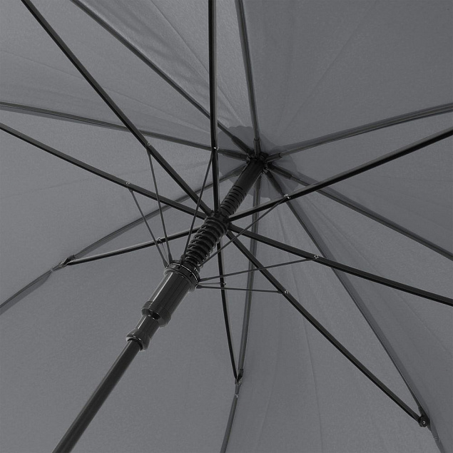 Зонт-трость Dublin, серый с логотипом в Белгороде заказать по выгодной цене в кибермаркете AvroraStore