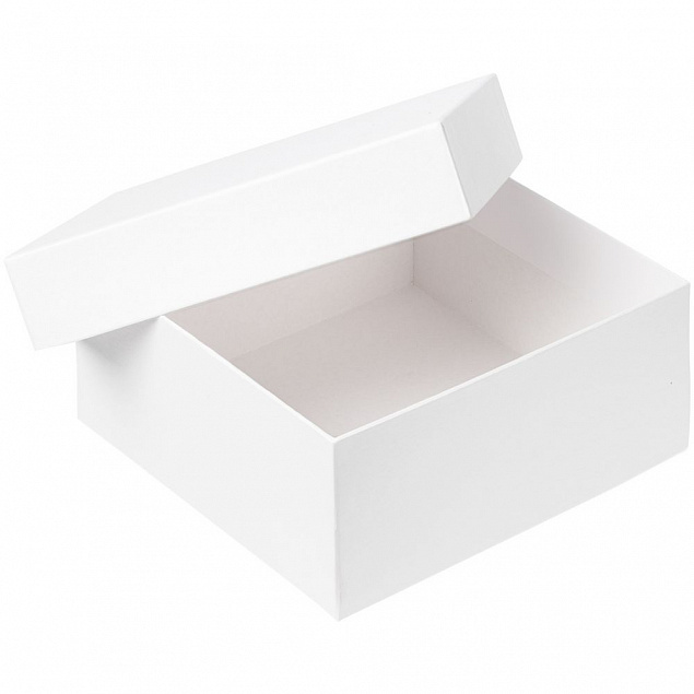 Коробка Satin, малая, белая с логотипом в Белгороде заказать по выгодной цене в кибермаркете AvroraStore