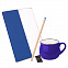 Подарочный набор LAST SUMMER: бизнес-блокнот, кружка, карандаш чернографитный, синий с логотипом в Белгороде заказать по выгодной цене в кибермаркете AvroraStore