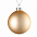 Елочный шар Finery Matt, 10 см, матовый золотистый с логотипом в Белгороде заказать по выгодной цене в кибермаркете AvroraStore