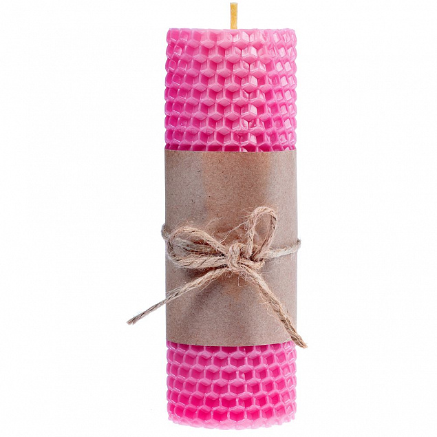 Свеча Fire Fairy, розовая с логотипом в Белгороде заказать по выгодной цене в кибермаркете AvroraStore