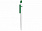 Ручка шариковая Этюд, белый/зеленое яблоко с логотипом в Белгороде заказать по выгодной цене в кибермаркете AvroraStore