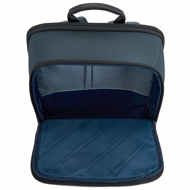 Рюкзак для ноутбука Santiago Nylon, синий с логотипом в Белгороде заказать по выгодной цене в кибермаркете AvroraStore