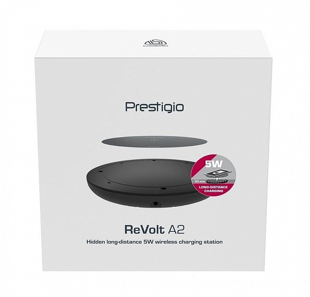 Беспроводное зарядное устройство Revolt A2 с логотипом в Белгороде заказать по выгодной цене в кибермаркете AvroraStore