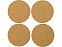 Набор костеров из пробки в хлопковом мешке «Bali» с логотипом в Белгороде заказать по выгодной цене в кибермаркете AvroraStore