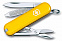 Нож-брелок Classic 58 с отверткой, желтый с логотипом в Белгороде заказать по выгодной цене в кибермаркете AvroraStore