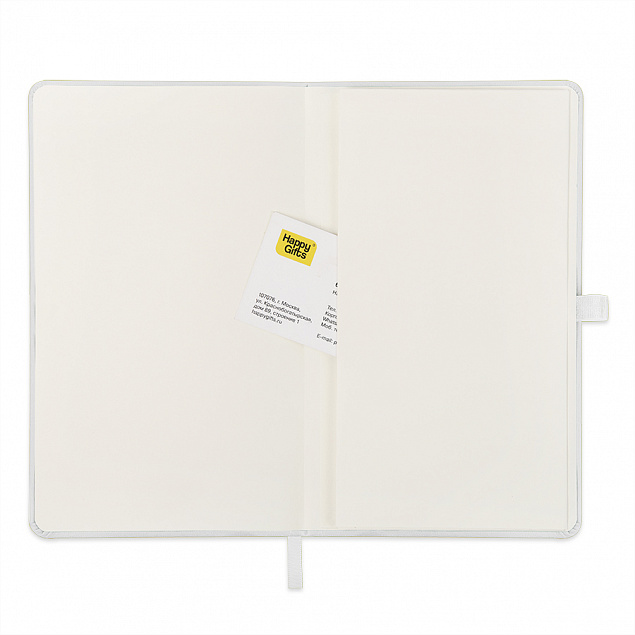 Ежедневник недатированный HAMILTON, A5, белый, кремовый блок с логотипом в Белгороде заказать по выгодной цене в кибермаркете AvroraStore