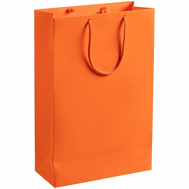 Пакет бумажный Porta M, оранжевый с логотипом в Белгороде заказать по выгодной цене в кибермаркете AvroraStore