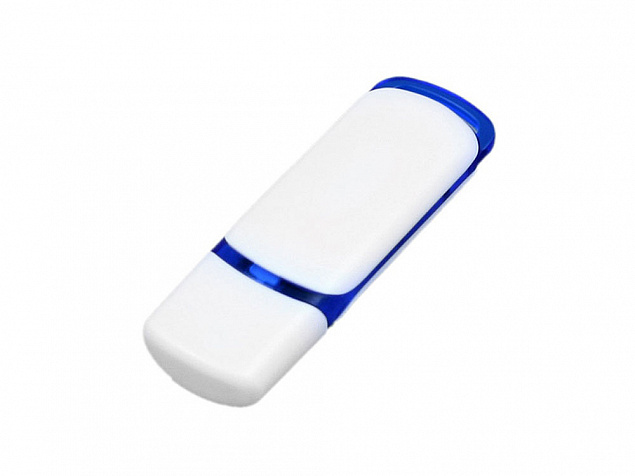 USB 2.0- флешка на 32 Гб с цветными вставками с логотипом в Белгороде заказать по выгодной цене в кибермаркете AvroraStore