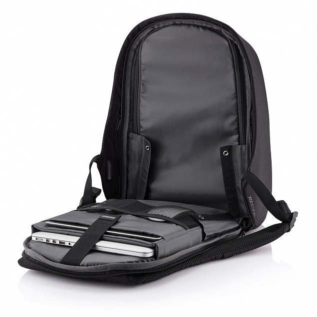 Антикражный рюкзак Bobby Hero Regular, черный с логотипом в Белгороде заказать по выгодной цене в кибермаркете AvroraStore