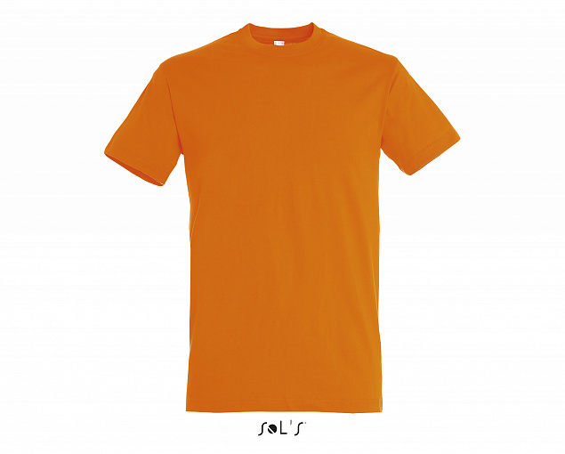 Фуфайка (футболка) REGENT мужская,Оранжевый 4XL с логотипом в Белгороде заказать по выгодной цене в кибермаркете AvroraStore