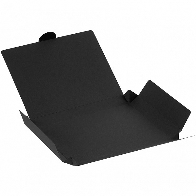 Коробка самосборная Flacky Slim, черная с логотипом в Белгороде заказать по выгодной цене в кибермаркете AvroraStore