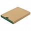 Ежедневник недатированный Softie, А5, темно-зеленый, блок в клетку, зеленый обрез с логотипом в Белгороде заказать по выгодной цене в кибермаркете AvroraStore