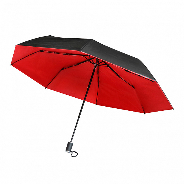 Зонт Glamour - Красный PP с логотипом в Белгороде заказать по выгодной цене в кибермаркете AvroraStore